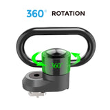 M-LOK Lightweight QD Sling Swivel Mount(1.25'' QD Swivel is Included)