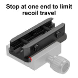 Picatinny Arca-Swiss Adapter, Tripod Arca Mount for Picatinny