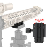 Picatinny Arca-Swiss Adapter, Tripod Arca Mount for Picatinny