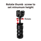 Height Adjustable Picatinny Precision Monopod, 3-3/4 inch to 4-3/4 inch