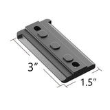 Keymod Arca-Swiss Rail Adapter, RRS Tripod Dovetail Adapter