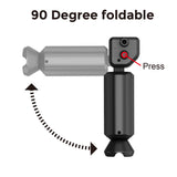 Height Adjustable Picatinny Precision Monopod, 4.1'' to 5.5''