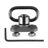 M-LOK Standard QD Sling Swivel Adaptor Rail Mount(1.25'' QD Swivel is Included)
