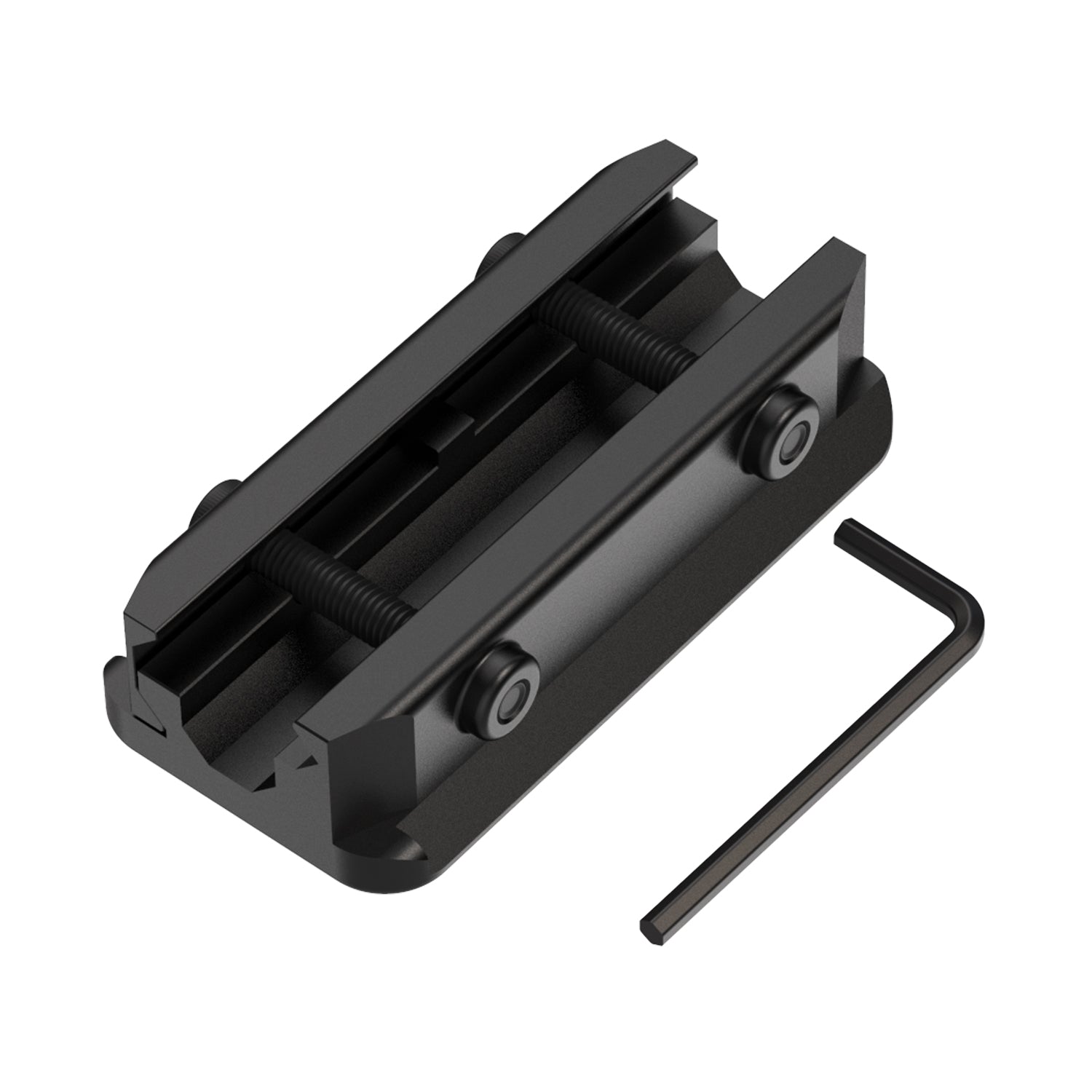 Universal QD ARCA-Swiss To Bipod Adapter - For Harris & Atlas NC Style Bipods, 6061 Aluminum, Low Profile