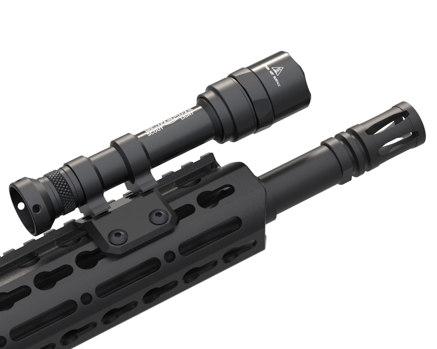 M300B Scout tactische zaklamp - donkere aarde - Airsoft Outpost M300B Scout tactische zaklamp - donkere aarde - Airsoft Outpost